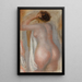 Nu od tyłu - Pierre-Auguste Renoir — oprawiony obraz na ścianie