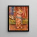 Odalisque z zestawem do herbaty - Pierre - Auguste Renoir — oprawiony obraz na ścianie