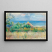 pejzaż z tłem morza - Pierre-Auguste Renoir — oprawiony obraz na ścianie