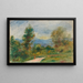pejzaż droga - Pierre-Auguste Renoir — oprawiony obraz na ścianie