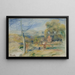 Pejzaż w pobliżu Cagnes - Pierre-Auguste Renoir — oprawiony obraz na ścianie