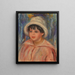 Portret Claude Renoira, syna Pierre Renoira - Pierre-Auguste Renoir — oprawiony obraz na ścianie