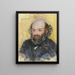 Portret Cézanne - Pierre-Auguste Renoir — oprawiony obraz na ścianie