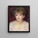 Portret Jeanne Samary - Pierre-Auguste Renoir — oprawiony obraz na ścianie