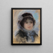 Portret kobiety - Pierre-Auguste Renoir — oprawiony obraz na ścianie