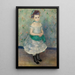 Portret Jeanne Durand-Ruel Portret Mlle J - Pierre-Auguste Renoir — oprawiony obraz na ścianie
