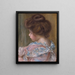 Profil młodej dziewczyny - Pierre-Auguste Renoir — oprawiony obraz na ścianie