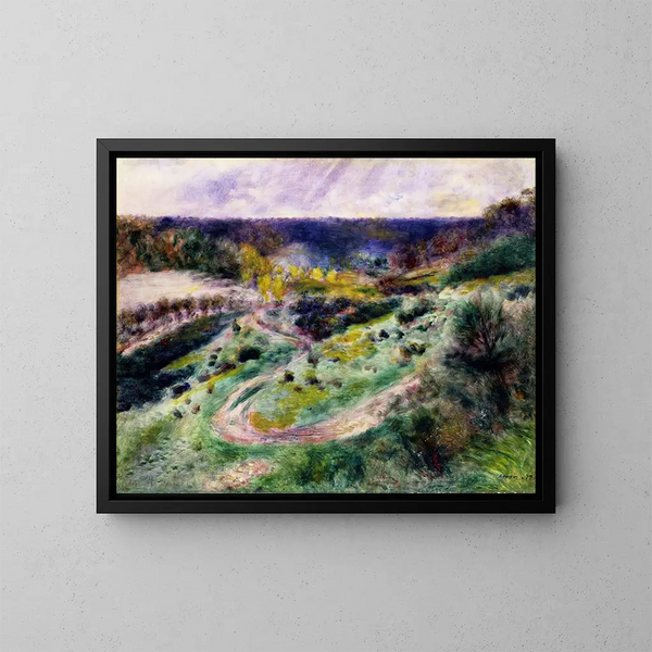 Trasa do Wargemont - Pierre-Auguste Renoir — oprawiony obraz na ścianie