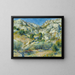 Skały w Éstaque - Pierre-Auguste Renoir — oprawiony obraz na ścianie