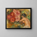 Róże i studium Gabrielle - Pierre-Auguste Renoir — oprawiony obraz na ścianie