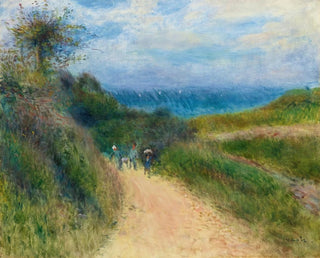 Droga do Berneval - Pierre-Auguste Renoir — widok dzieła