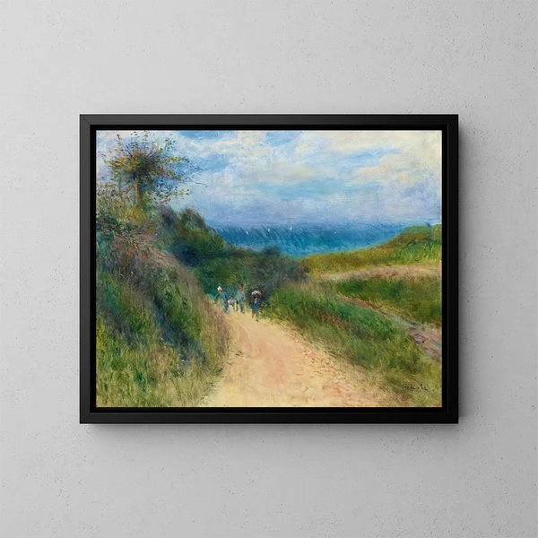 Droga do Berneval - Pierre-Auguste Renoir — oprawiony obraz na ścianie