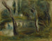 Szałwia nad brzegiem stawu - Pierre-Auguste Renoir — widok dzieła