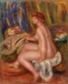 Nagiej Kobiety Siedzącej w Profilu Femme nue assise vue de profil - Pierre-Auguste Renoir — widok dzieła