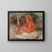 Kobieta siedząca - Pierre-Auguste Renoir — oprawiony obraz na ścianie