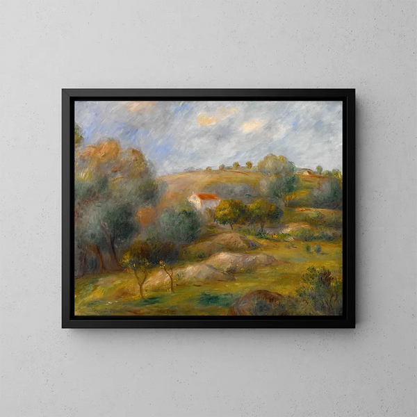 Wiosna w Essoyes - Pierre-Auguste Renoir — oprawiony obraz na ścianie