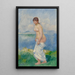 Pływaczka stojąca - Pierre-Auguste Renoir — oprawiony obraz na ścianie