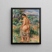 stojącej kąpiącej się kobiety - Pierre-Auguste Renoir — oprawiony obraz na ścianie