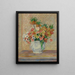 Martwa natura z kwiatami - Pierre-Auguste Renoir — oprawiony obraz na ścianie
