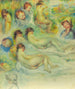 Studia Pierre Renoir jego matki Aline Charigot nagie i pejzaż - Pierre-Auguste Renoir — widok dzieła