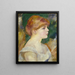 Suzanne Valadon - Pierre-Auguste Renoir — oprawiony obraz na ścianie