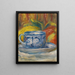 Filiżanka i owoce - Pierre-Auguste Renoir — oprawiony obraz na ścianie