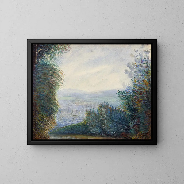 Dolina Auvers nad Oise - Pierre-Auguste Renoir — oprawiony obraz na ścianie