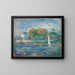 La rivière bleue - Pierre-Auguste Renoir — oprawiony obraz na ścianie