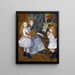 Dziewczęta Catullusa się naprawiają - Pierre-Auguste Renoir — oprawiony obraz na ścianie