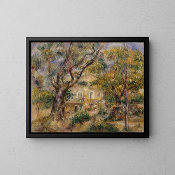 La Ferme aux Collettes à Cagnes - Pierre-Auguste Renoir — oprawiony obraz na ścianie