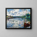 La Seine à Chatou - Pierre-Auguste Renoir — oprawiony obraz na ścianie