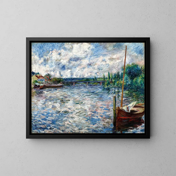 La Seine à Chatou - Pierre-Auguste Renoir — oprawiony obraz na ścianie