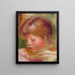 Tête de femme - Pierre-Auguste Renoir — oprawiony obraz na ścianie