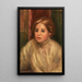 Tête de femme blonde - Pierre-Auguste Renoir — oprawiony obraz na ścianie