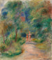 Dwie postacie na ścieżce Deux figures dans un sentier - Pierre-Auguste Renoir — widok dzieła