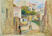 Widok na wioskę, droga Cagnes - Pierre-Auguste Renoir — widok dzieła