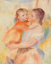 Washerwoman and Child La Blanchisseuse et son enfant - Pierre-Auguste Renoir — widok dzieła