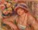Kobieta oparta na łokciu - Pierre-Auguste Renoir — widok dzieła