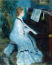 Kobieta przy pianinie - Pierre-Auguste Renoir — widok dzieła
