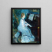 Kobieta przy pianinie - Pierre-Auguste Renoir — oprawiony obraz na ścianie