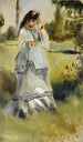 Kobieta w parku - Pierre-Auguste Renoir — widok dzieła