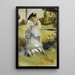 Kobieta w parku - Pierre-Auguste Renoir — oprawiony obraz na ścianie