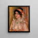 Woman with Black Hair Jeune femme avec cheveux noirs buste - Pierre-Auguste Renoir — oprawiony obraz na ścianie