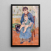 Młoda matka - Pierre-Auguste Renoir — oprawiony obraz na ścianie