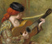 Młoda Hiszpańska kobieta z gitarą - Pierre-Auguste Renoir — widok dzieła