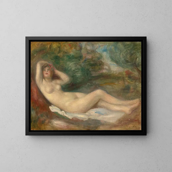 Studium aktu - Pierre-Auguste Renoir — oprawiony obraz na ścianie