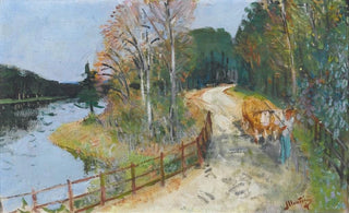 PierreEugne Montzin - Attelage de Boeufs sur les Bords du Loing.webp