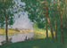 Moret-sur-Loing, nad rzeką - Pierre-Eugène Montzin — widok dzieła