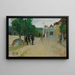 Rue dans le village - Pierre-Eugène Montzin — oprawiony obraz na ścianie
