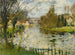 Wioska nad rzeką - Pierre-Eugène Montzin — widok dzieła